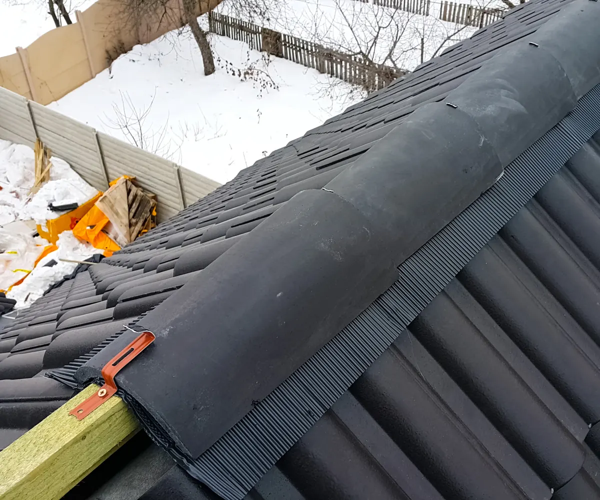Dry Ridge Roofing carried out by Steadfast Roofing and Building